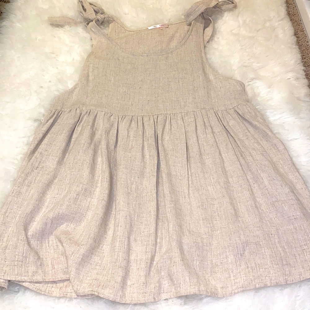 Tan summer dress